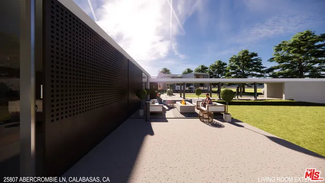 a view of swimming pool from a balcony