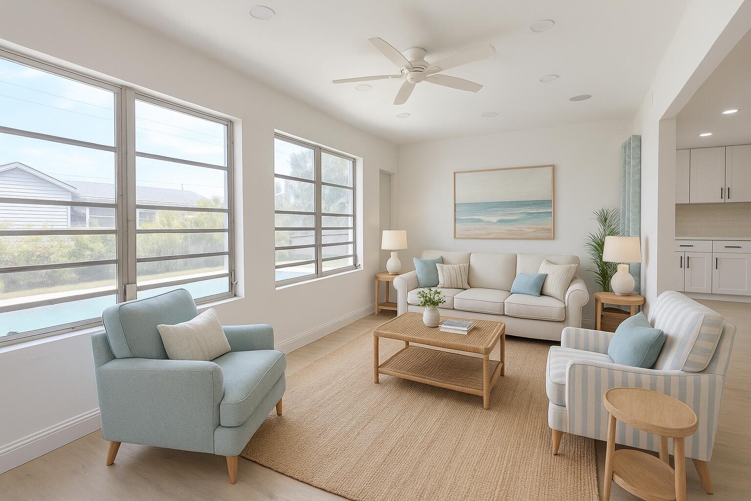 210 West 23rd Street Riviera Beach, FL 33404 - Photo 5 of 20 a living room with furniture and a large window