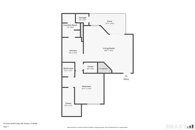$229,900 | 75 Crown Knoll Court, Unit 103, Groton, CT 06340