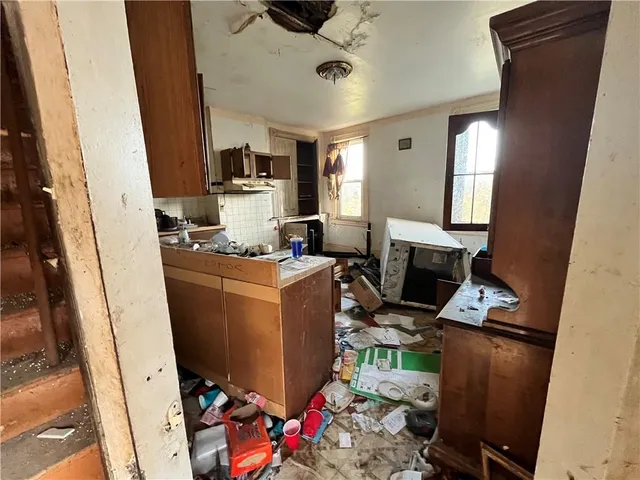 a room with storage and utility