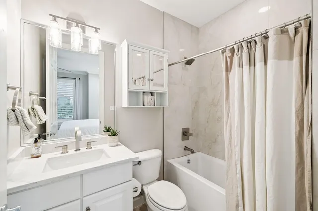 a view of bathroom with toilet