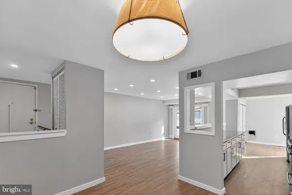 a view of livingroom and dining room