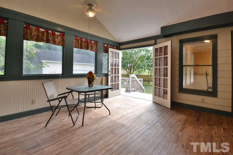 3723 Pickett Road Durham, NC 27705 - Photo 20 of 25 climate controlled and insulated, but easily converted back into screen porch. This awesome room has overhead lighting and ceiling fans