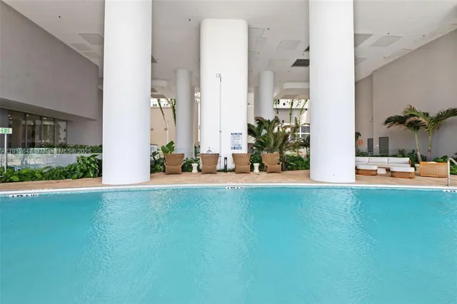 a view of a tennis court