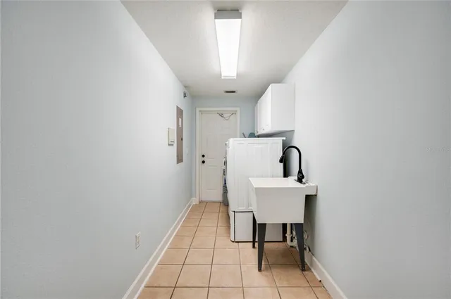 a view of a pathway of a garden