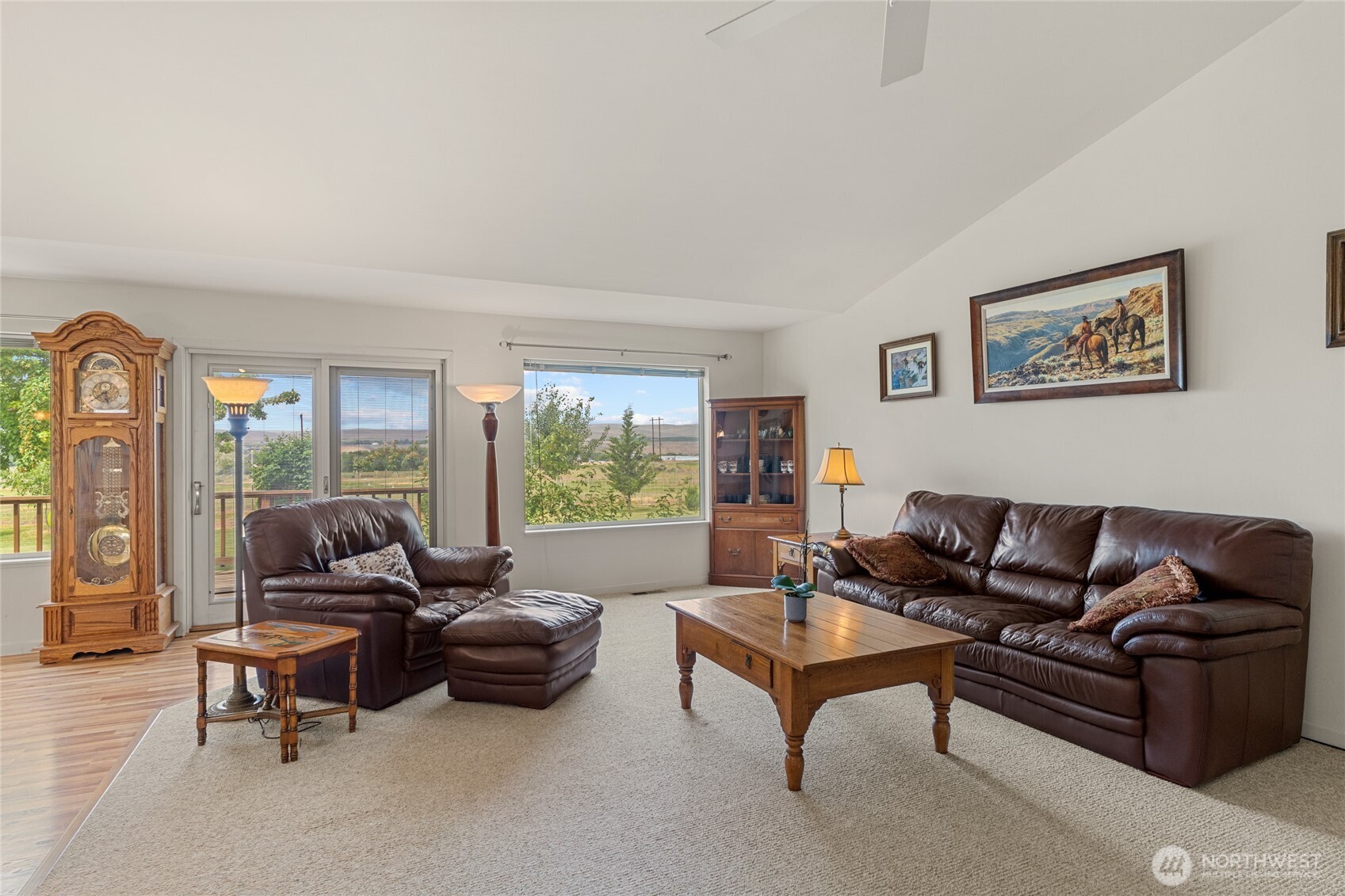 19627 Rd A Northeast Soap Lake, WA 98851 - Photo 14 of 38 a living room with furniture and a large window