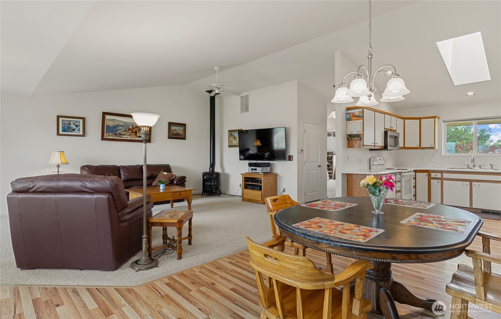 19627 Rd A Northeast Soap Lake, WA 98851 - Photo 19 of 38 a view of a dining room with furniture and wooden floor
