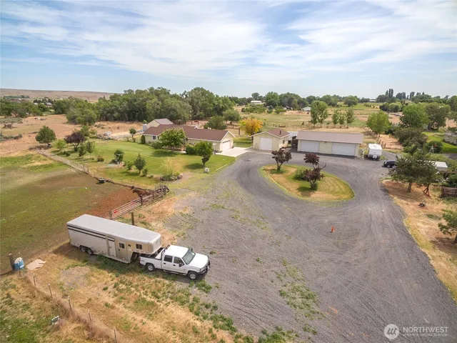 an aerial view of a ocean view