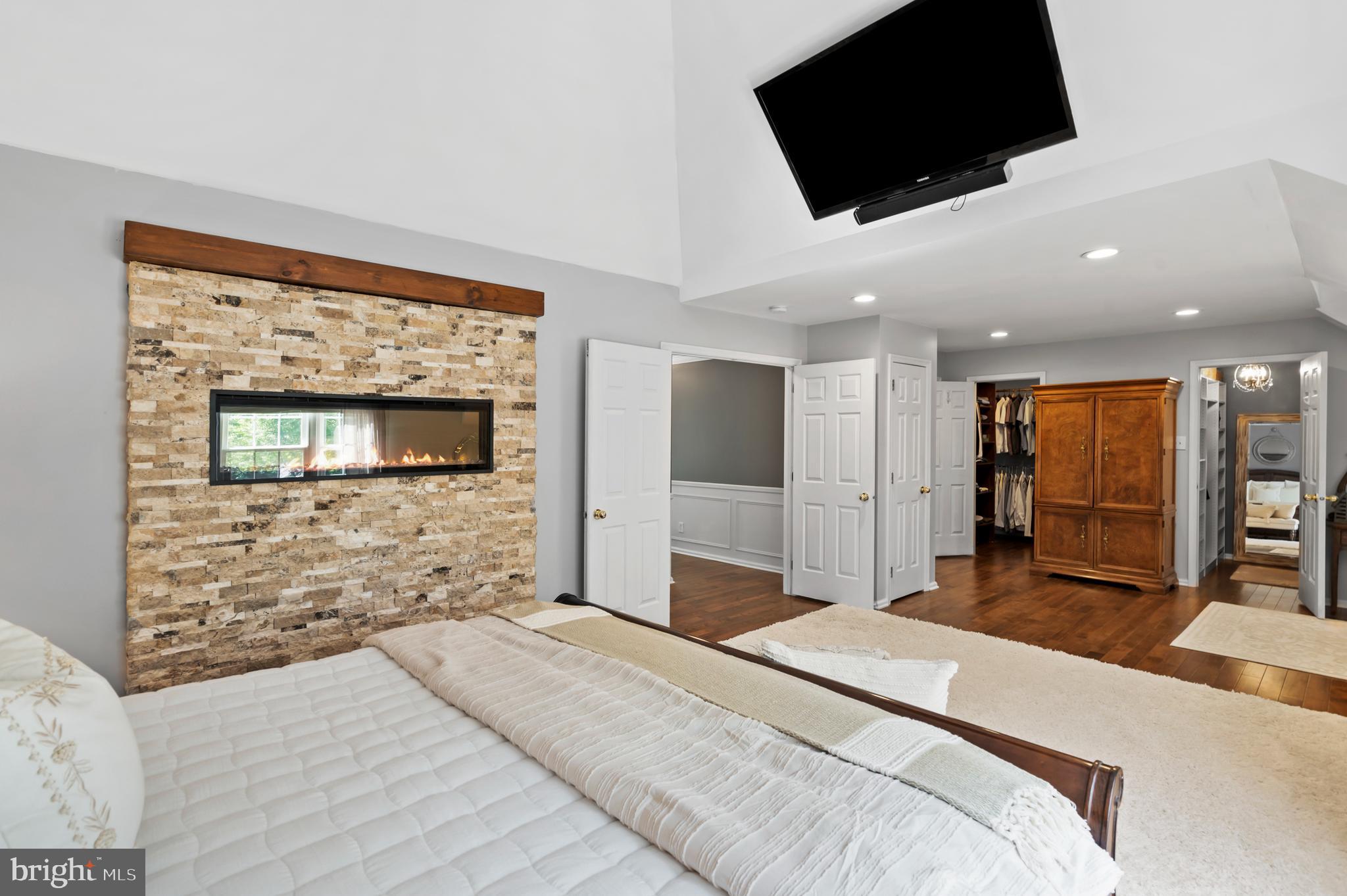 75 Bittersweet Drive Doylestown, PA 18901 - Photo 29 of 65 a bedroom with a bed and a flat screen tv