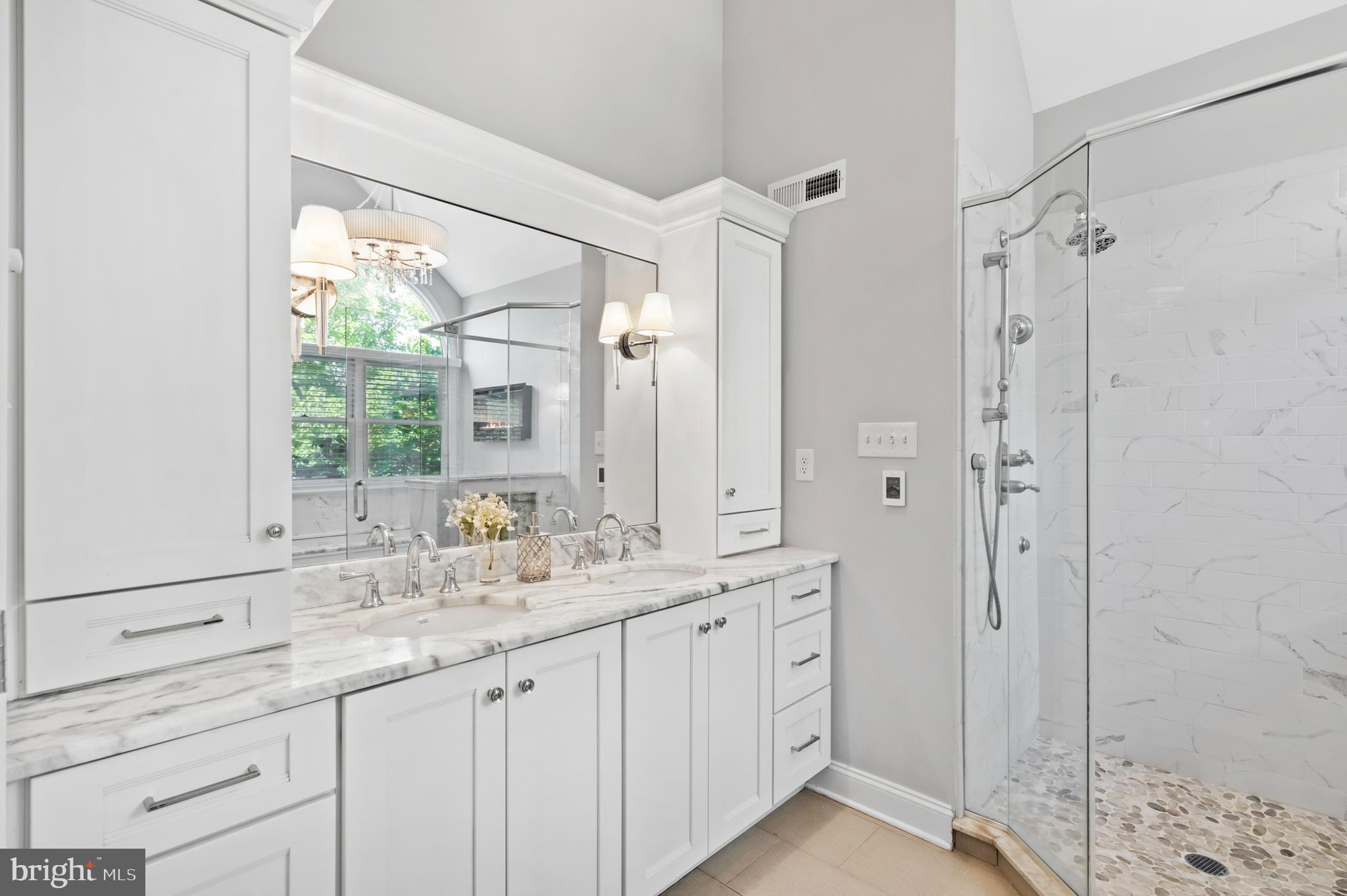 75 Bittersweet Drive Doylestown, PA 18901 - Photo 33 of 65 a bathroom with a granite countertop sink mirror and double