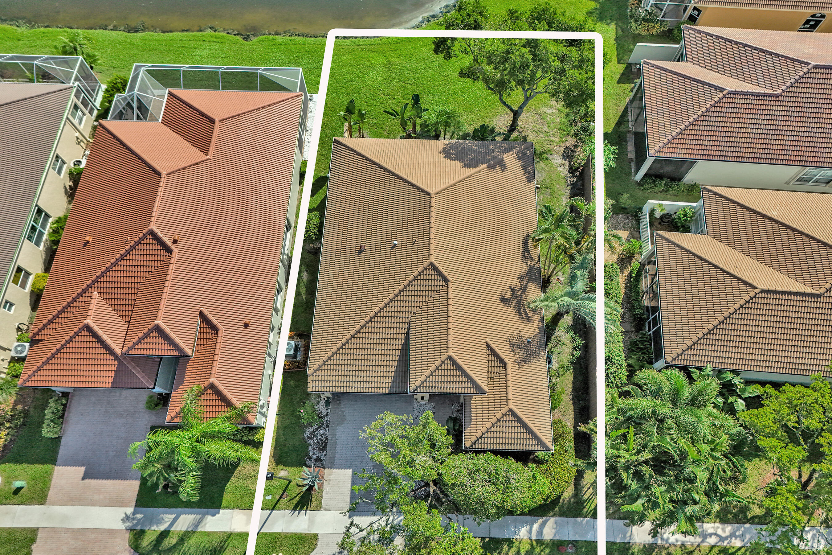 15874 Vivanco Street Delray Beach, FL 33446 - Photo 4 of 33 an aerial view of a house with a yard and plants