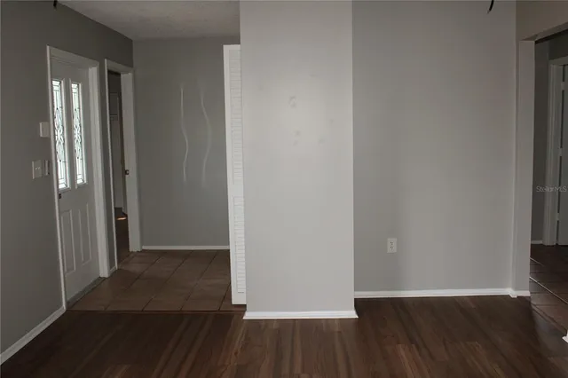 a view of wooden floor