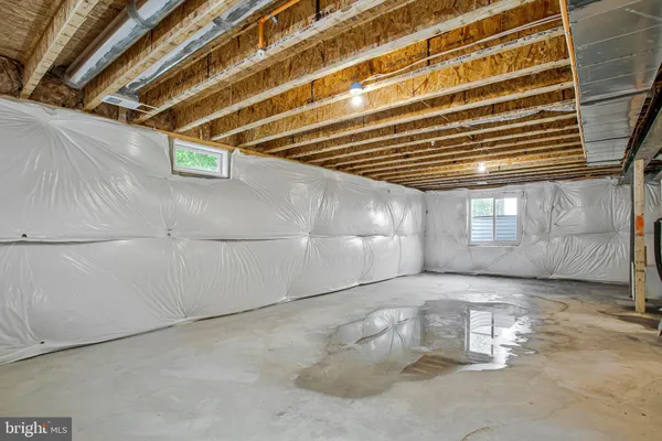 a view of under construction room and staircase