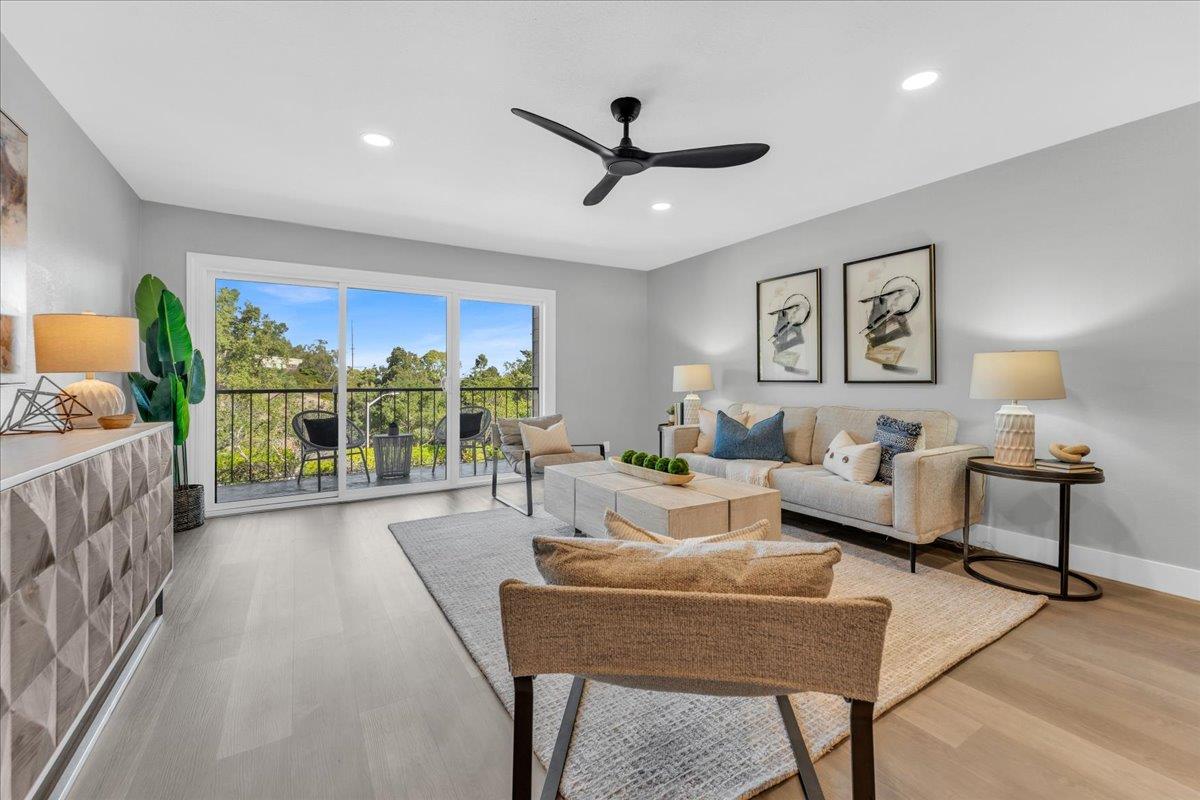 1685 Bayridge Way, Unit 204 San Mateo, CA 94402 - Photo 1 of 28 a living room with furniture large window and a table