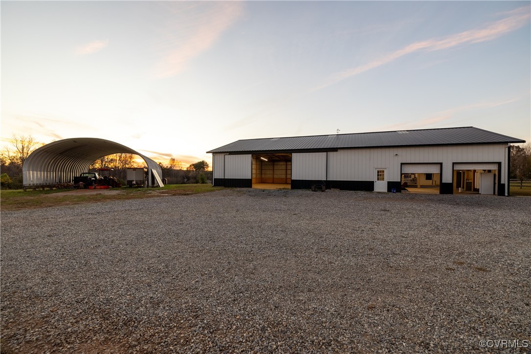9774 Five Forks Road Farmville, VA 23901 - Photo 40 of 50 Quonset hut and oversized garage and indoor equest