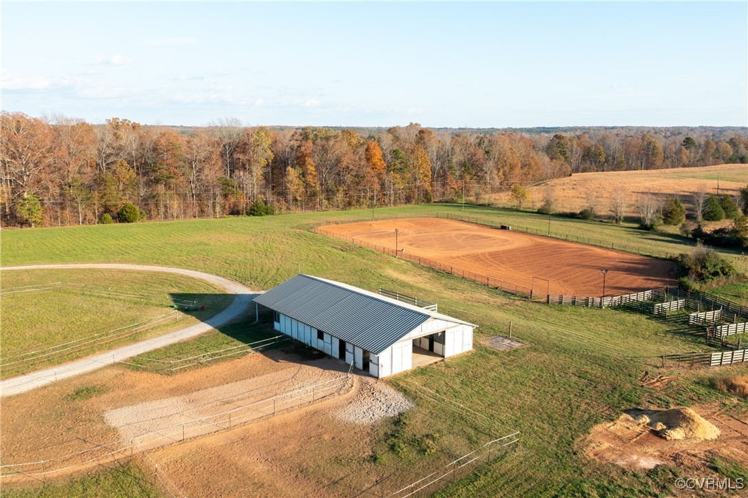9774 Five Forks Road Farmville, VA 23901 - Photo 47 of 50 Barn and equestrian arena w/ lighting