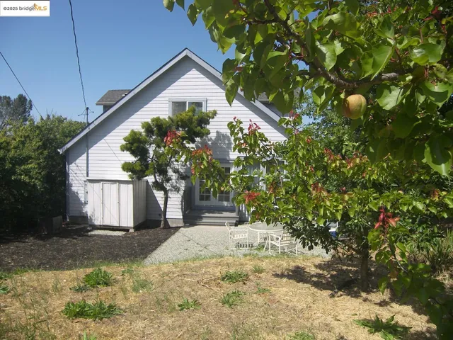 a house view with a outdoor space