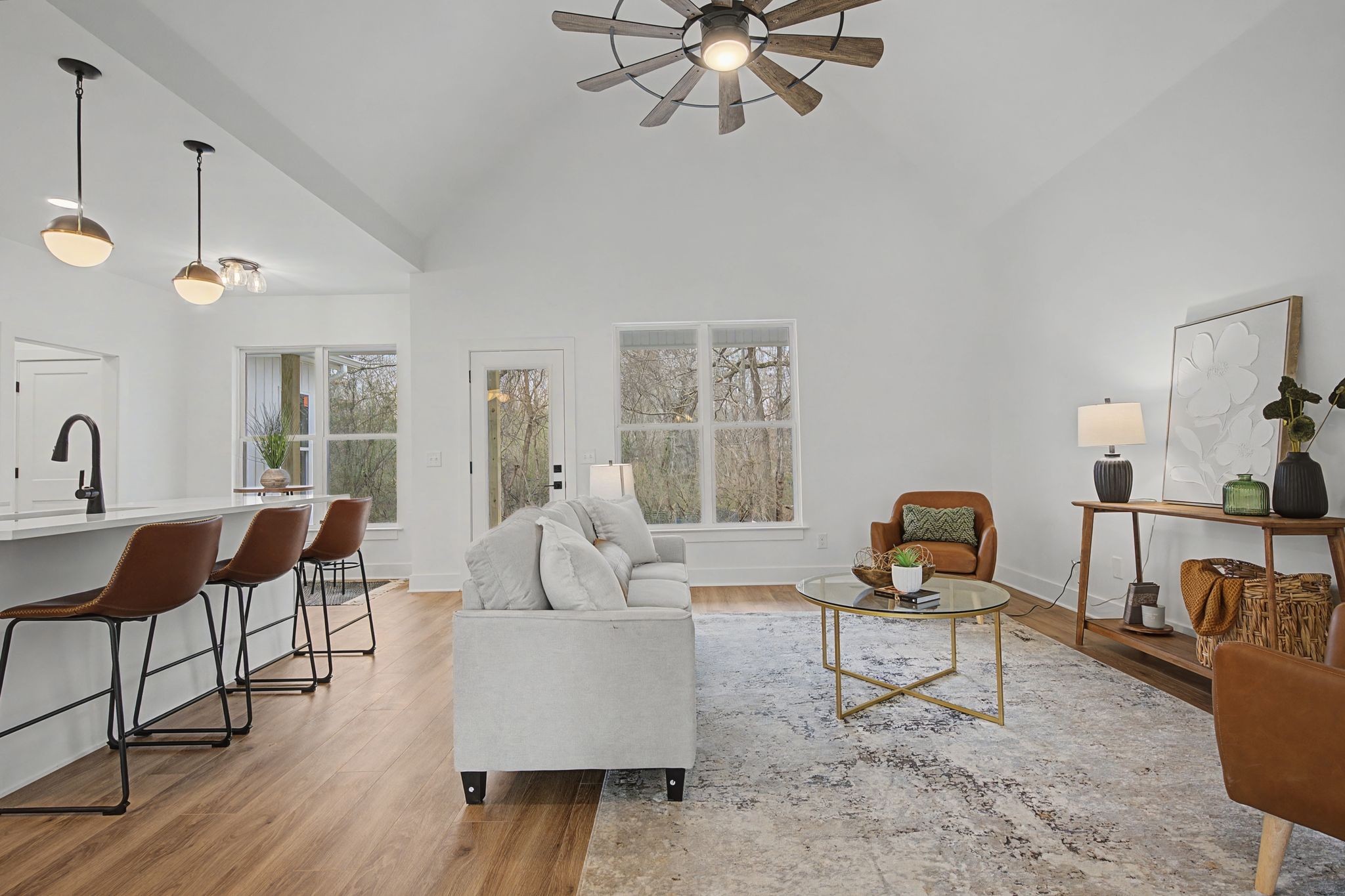 1171 Old Charlotte Road White Bluff, TN 37187 - Photo 8 of 29 a living room with furniture and a wooden floor