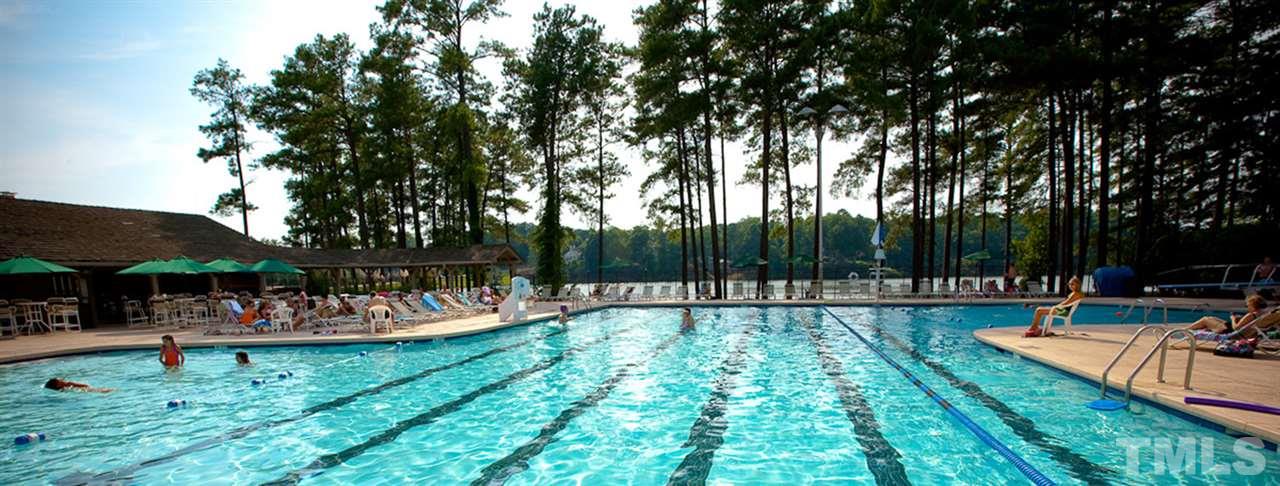 218 Queensferry Road Cary, NC 27511 - Photo 24 of 25 a view of a swimming pool with a patio