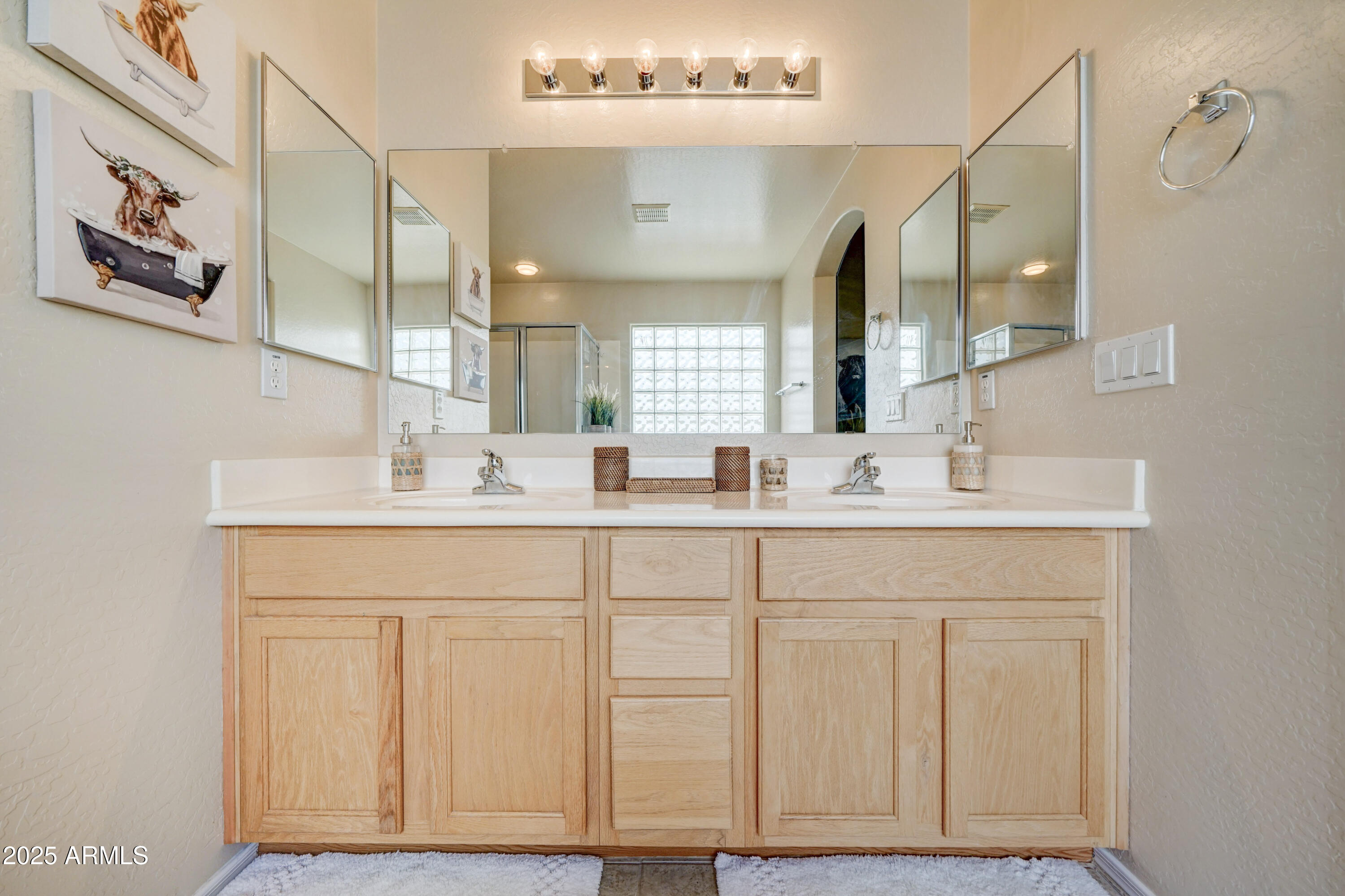 Undisclosed Address San Tan Valley, AZ 85143 - Photo 26 of 57 a bathroom with a sink and a mirror