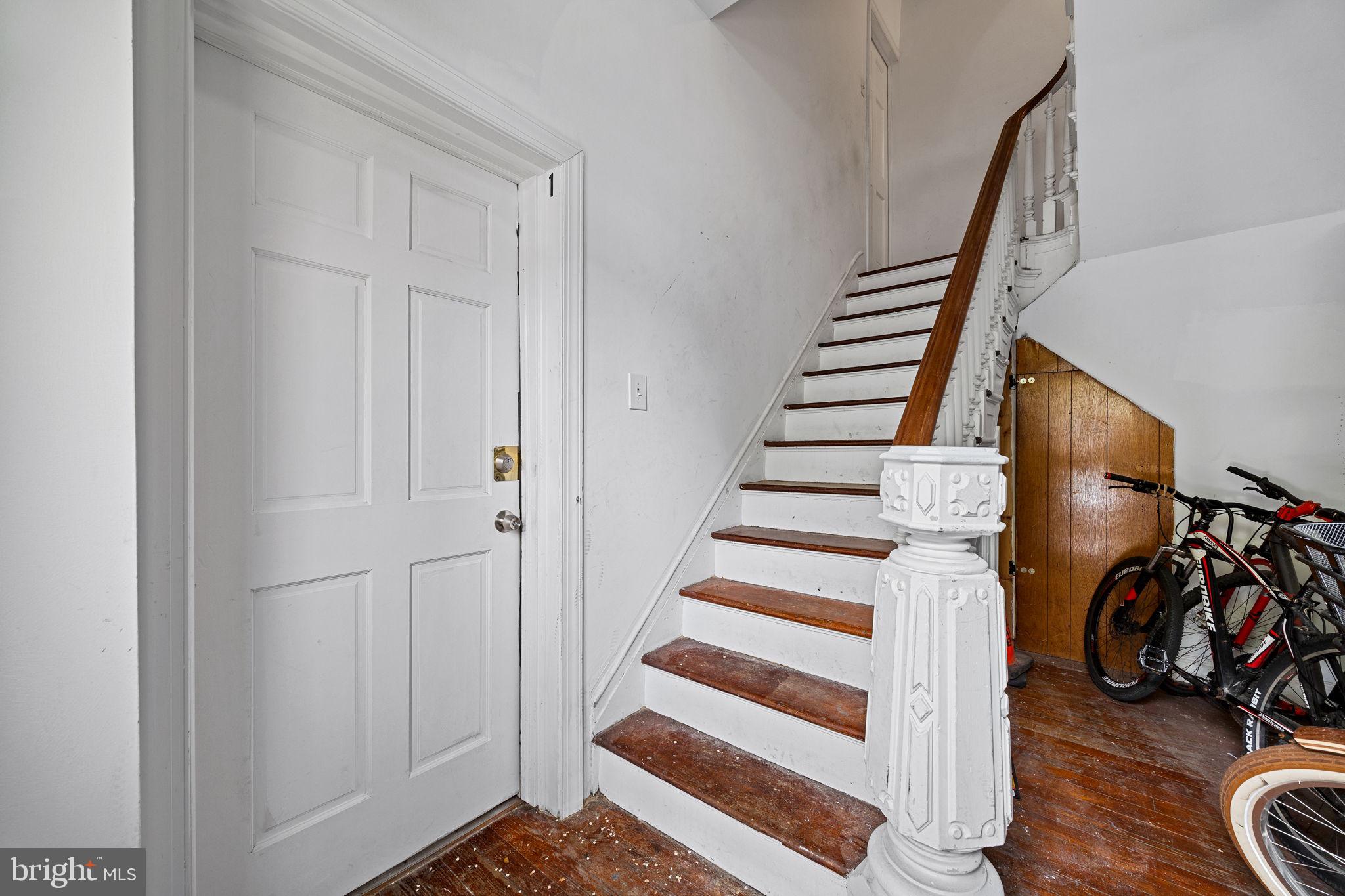 3800 Spring Garden Street Philadelphia, PA 19104 - Photo 12 of 35 a view of a room with stairs and a workspace