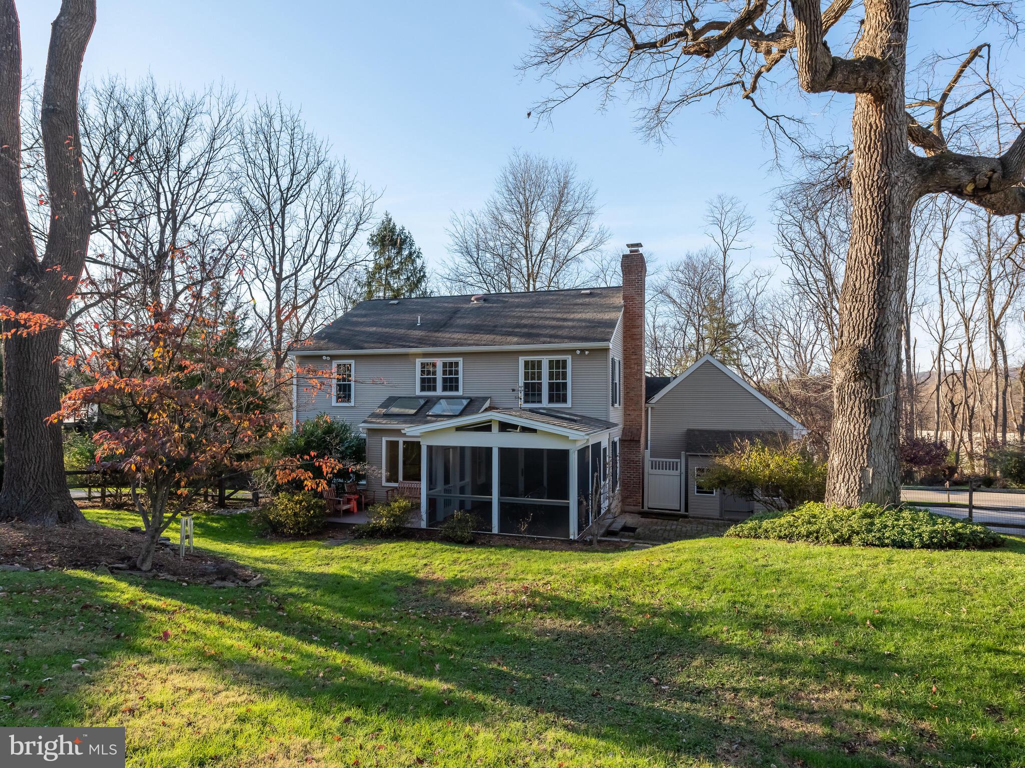 Rear elevation of house