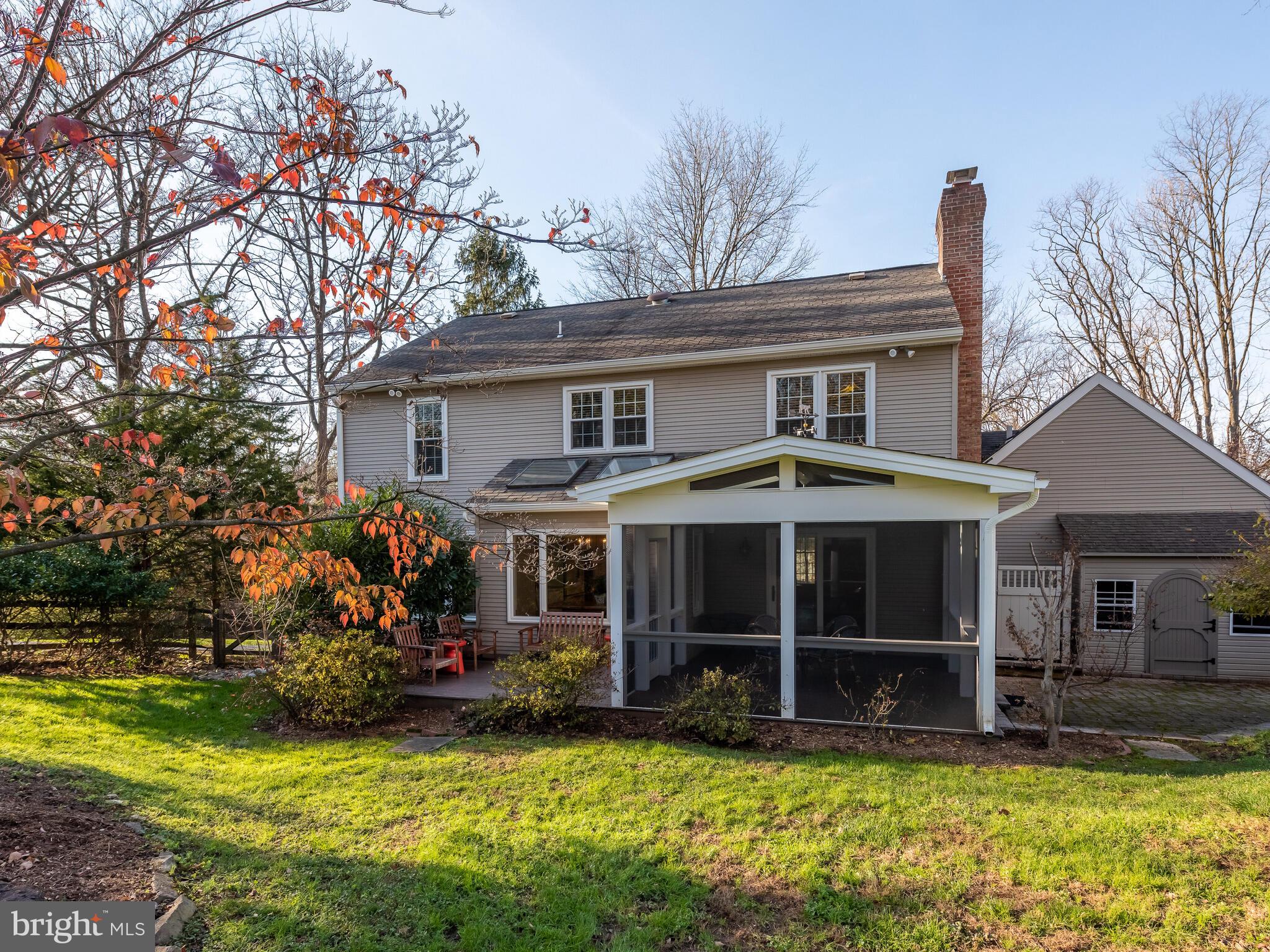 1780 Valley Greene Road Paoli, PA 19301 - Photo 26 of 45 Lovely rear elevation
