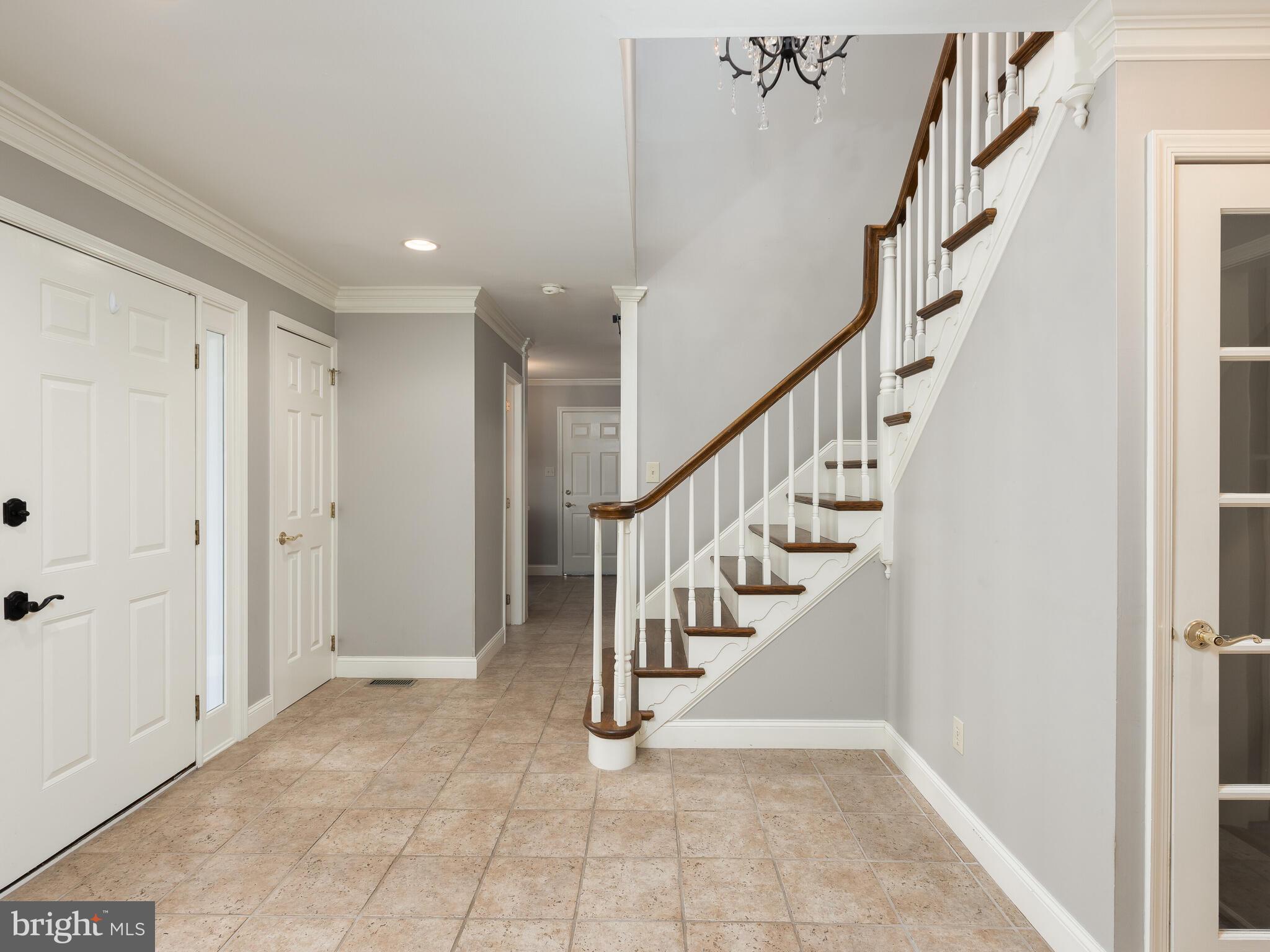 Elegant turned staircase