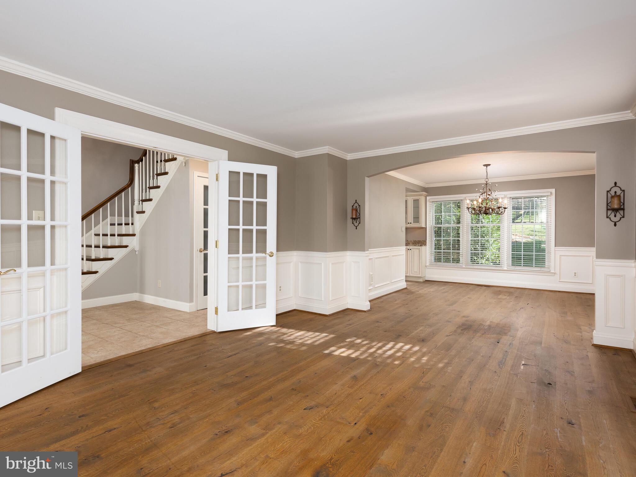 1780 Valley Greene Road Paoli, PA 19301 - Photo 8 of 45 Formal living room highlighted by French doors