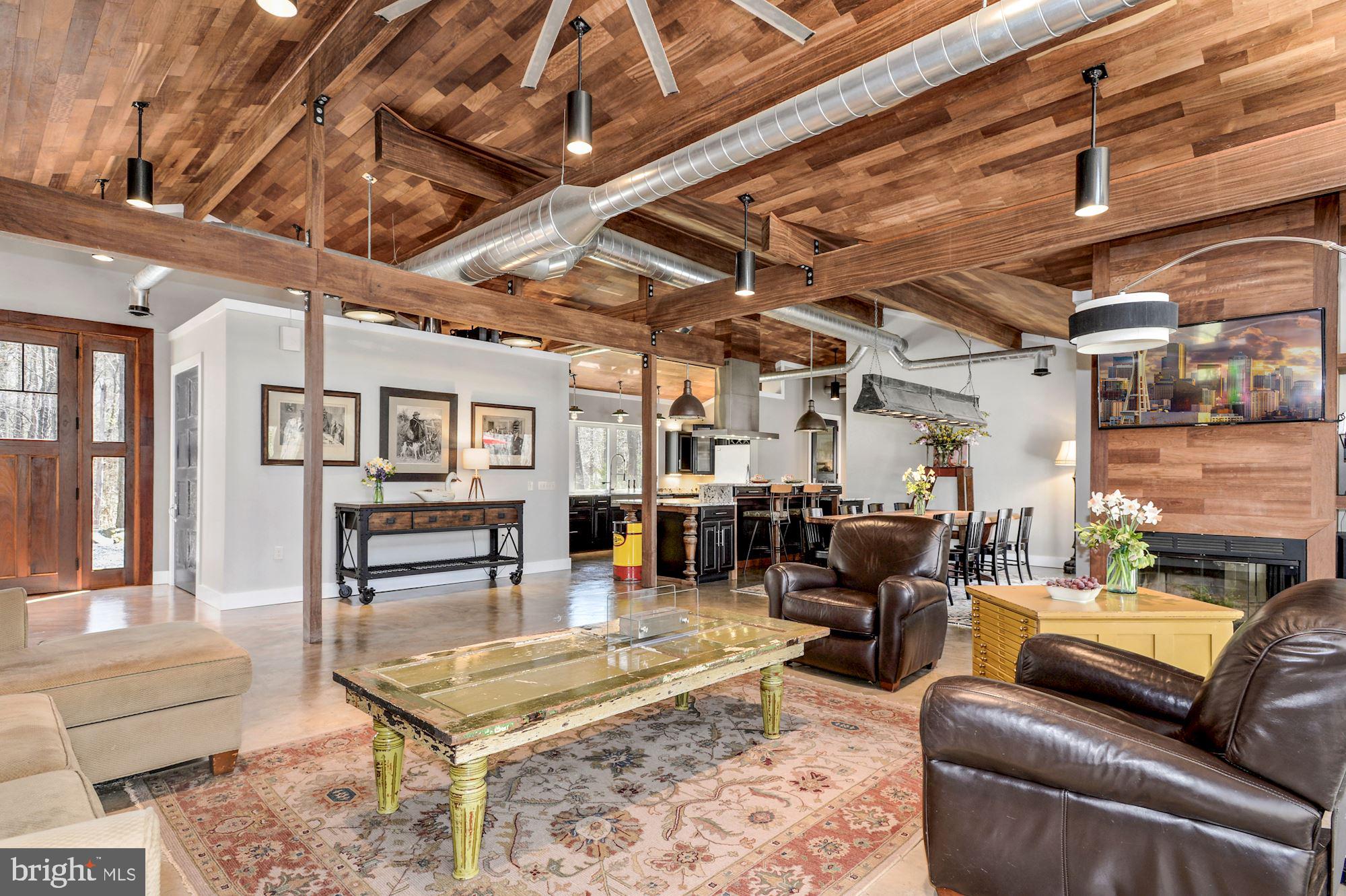6480 Fireside Place Marshall, VA 20115 - Photo 4 of 36 Ceiling of sustainable wood - Brazilian rainforest