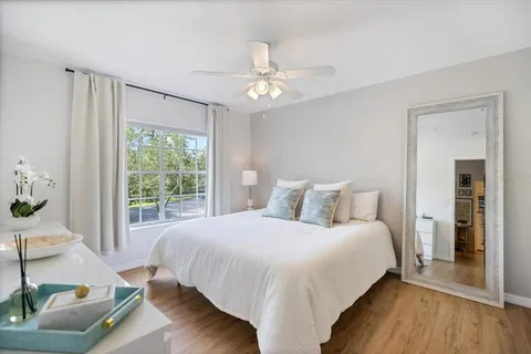 a view of hallway with stairs