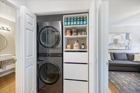 a childrens park with lots of swings and slides