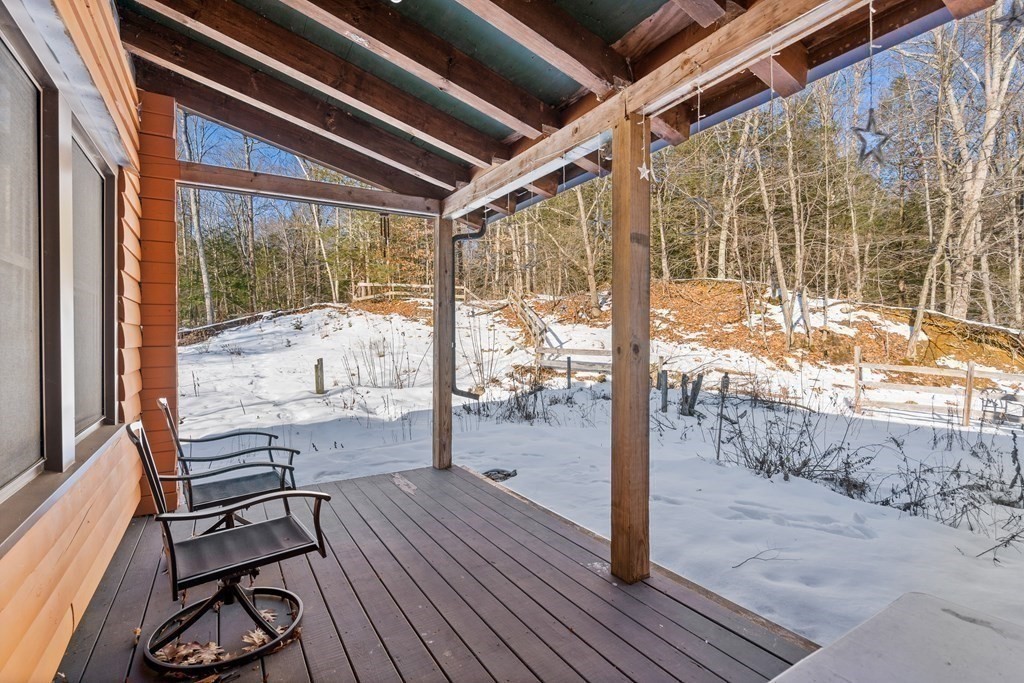 71 NW Road Westhampton, MA 01027 - Photo 35 of 41 a view of a porch with wooden floor