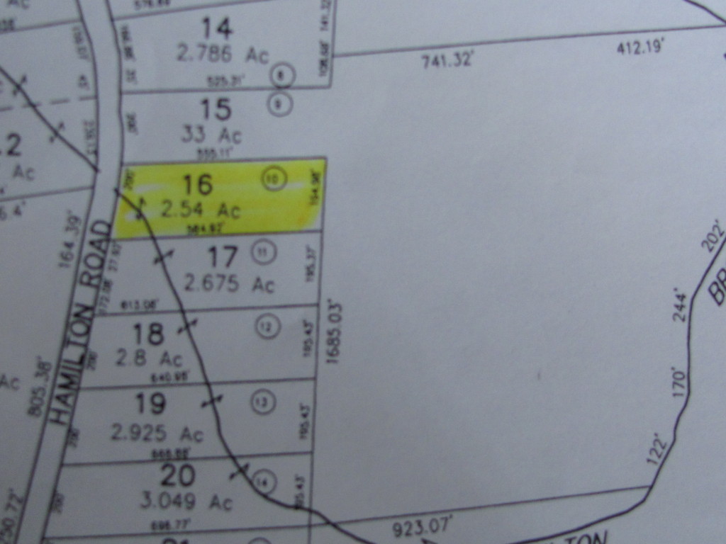 Lot #16 Hamilton Road Becket, MA 01223 - Photo 1 of 1 assessors map