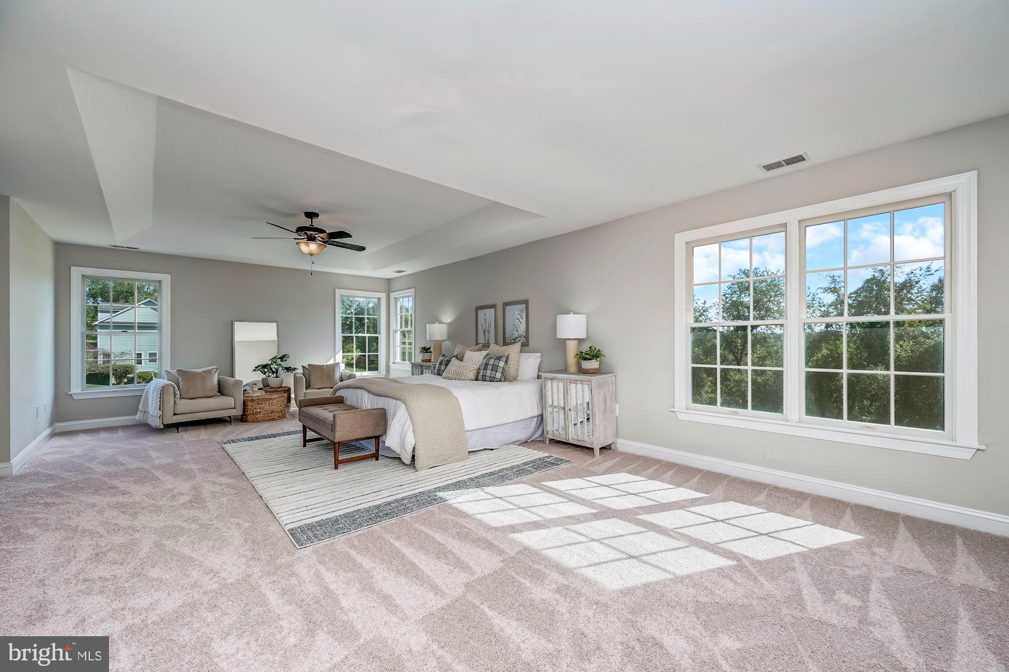 13720 Highland Road Clarksville, MD 21029 - Photo 30 of 61 Owner's Suite | Tray Ceilings | Sitting Area.