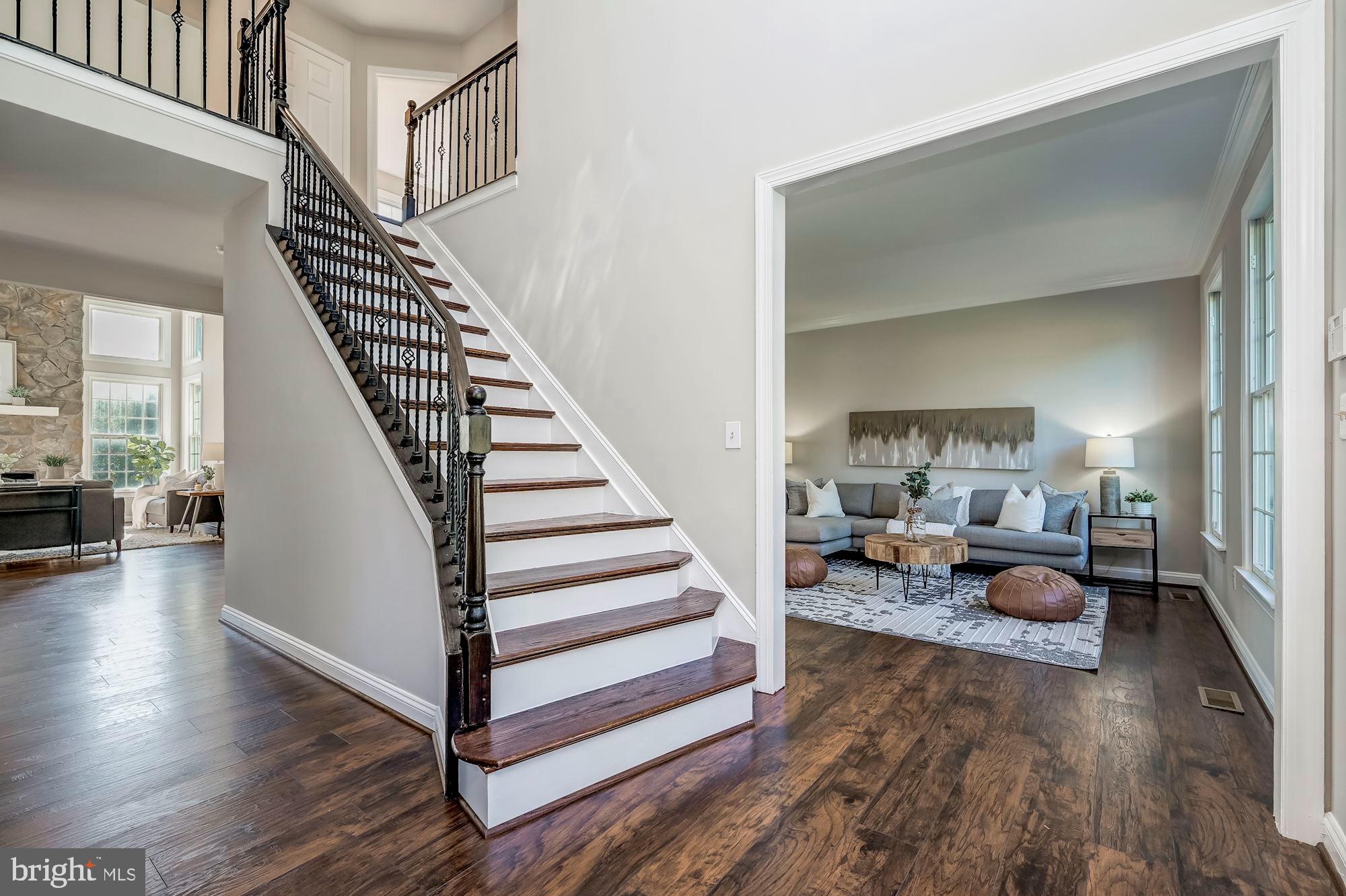 13720 Highland Road Clarksville, MD 21029 - Photo 5 of 61 Two-Story Foyer | Swarovski Crystal Chandelier.