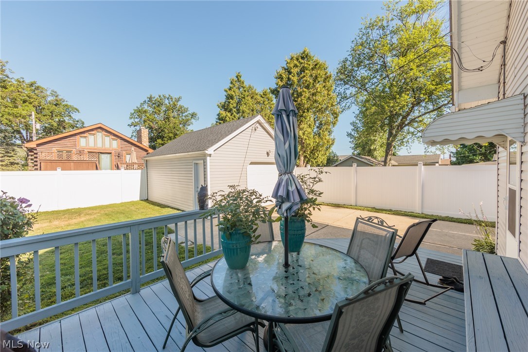 120 Sunset Road Avon Lake, OH 44012 - Photo 32 of 40 Wooden terrace featuring a yard