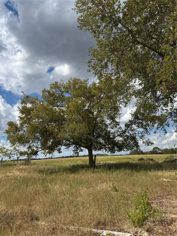 a view of a golf course with a yard