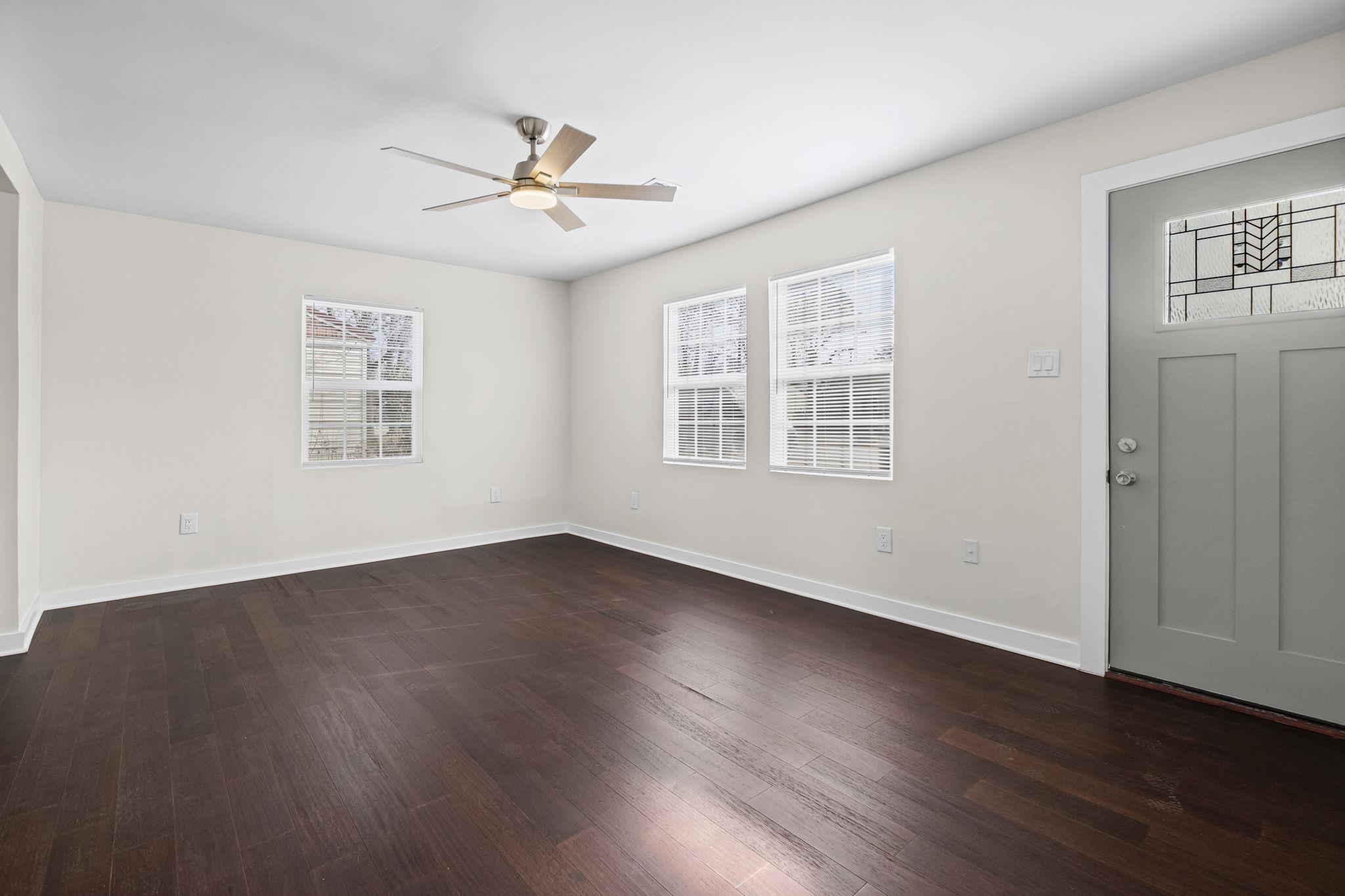 4774 Montgomery Road Millington, TN 38053 - Photo 4 of 20 Foyer featuring dark wood-style floors and a ceiling fan