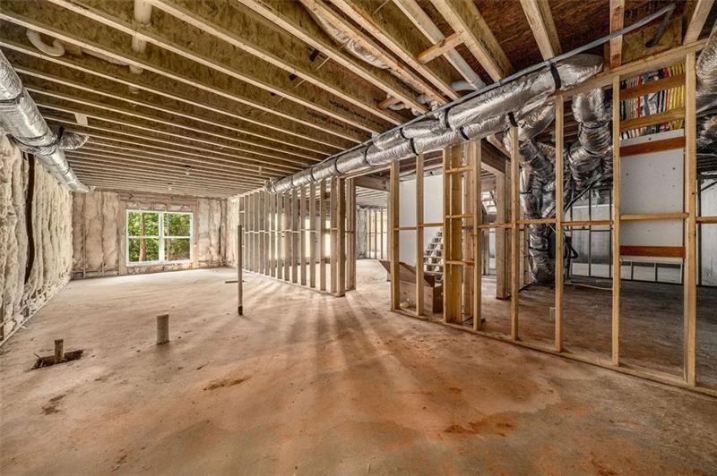 7262 Creekside Way Jefferson, GA 30549 - Photo 39 of 52 a view of an empty room with wooden roof