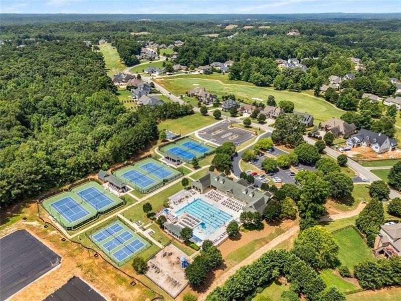 7262 Creekside Way Jefferson, GA 30549 - Photo 51 of 52 an aerial view of residential houses with outdoor space and river