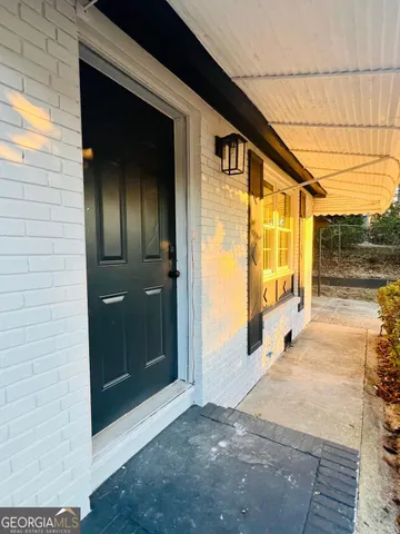 a view of a house with an outdoor space