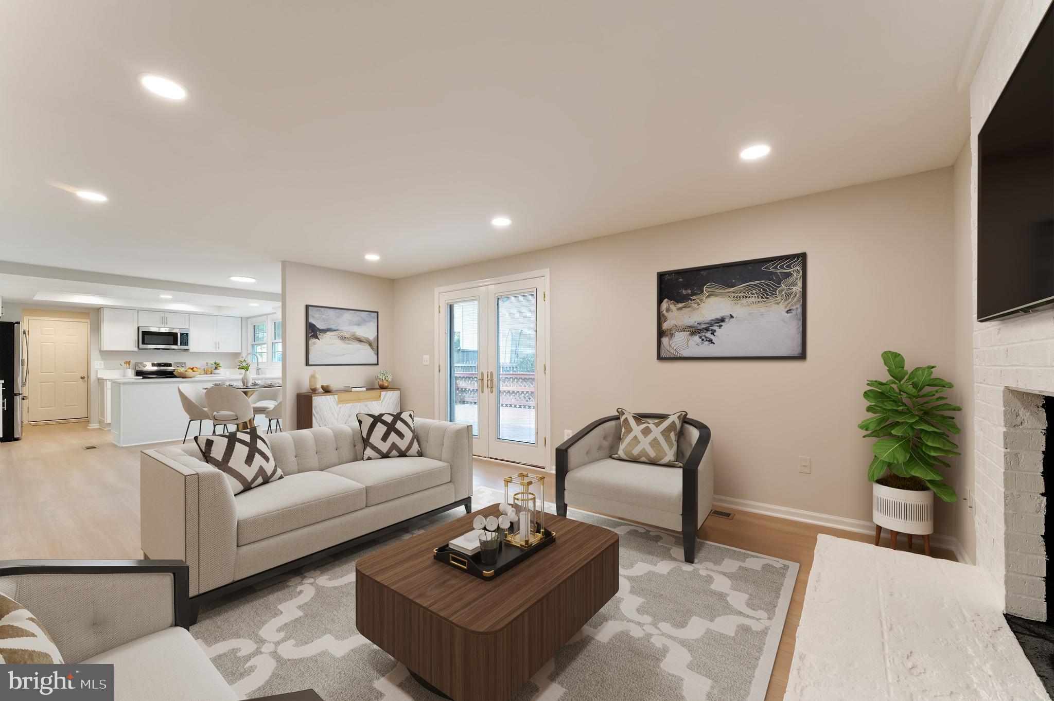 1330 Rock Chapel Road Herndon, VA 20170 - Photo 20 of 41 STAGED PHOTO OF THE FAMILY ROOM-2ND VIEW