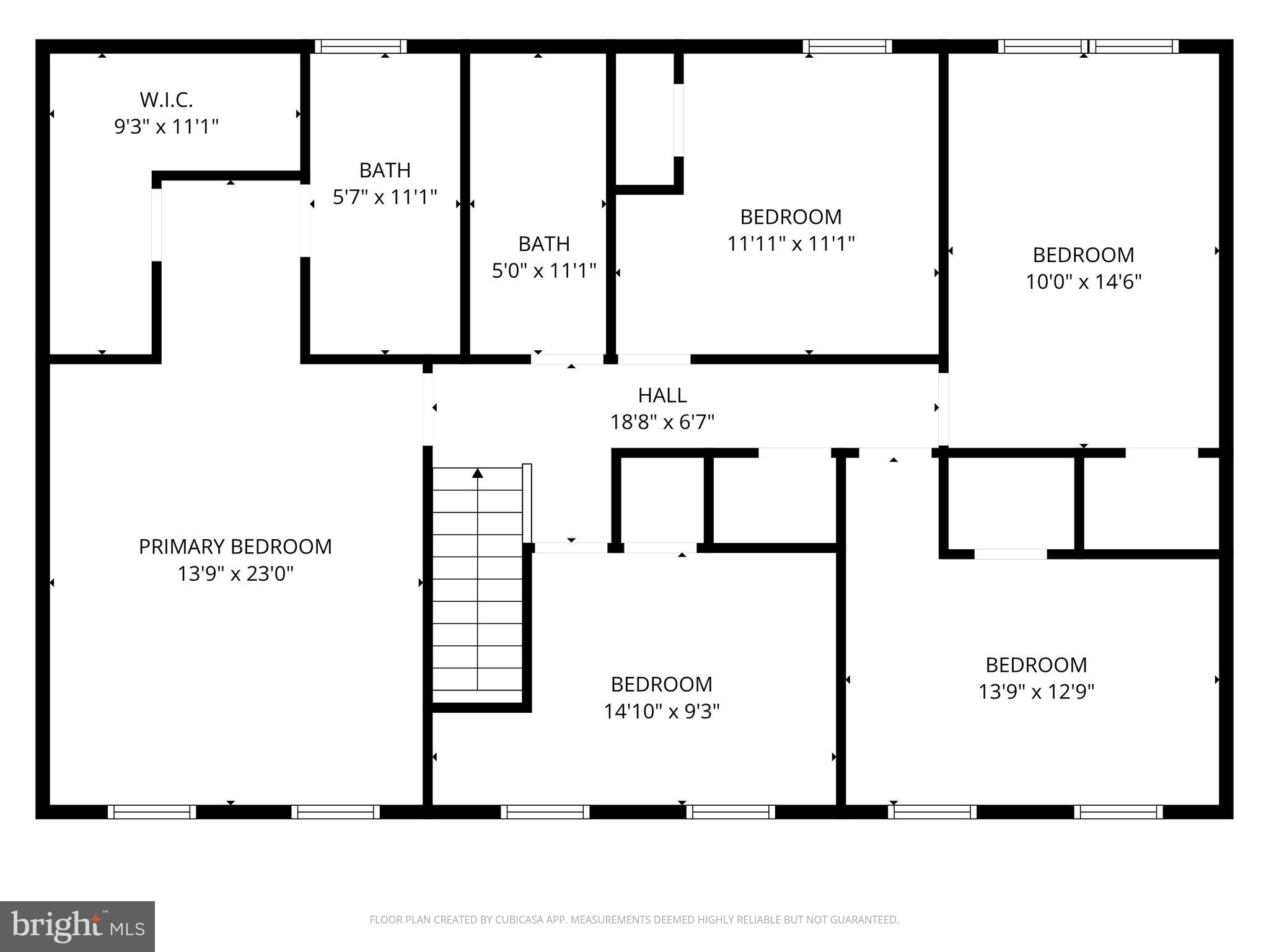 1330 Rock Chapel Road Herndon, VA 20170 - Photo 40 of 41 FLOOR PLAN OF UPPER LEVEL