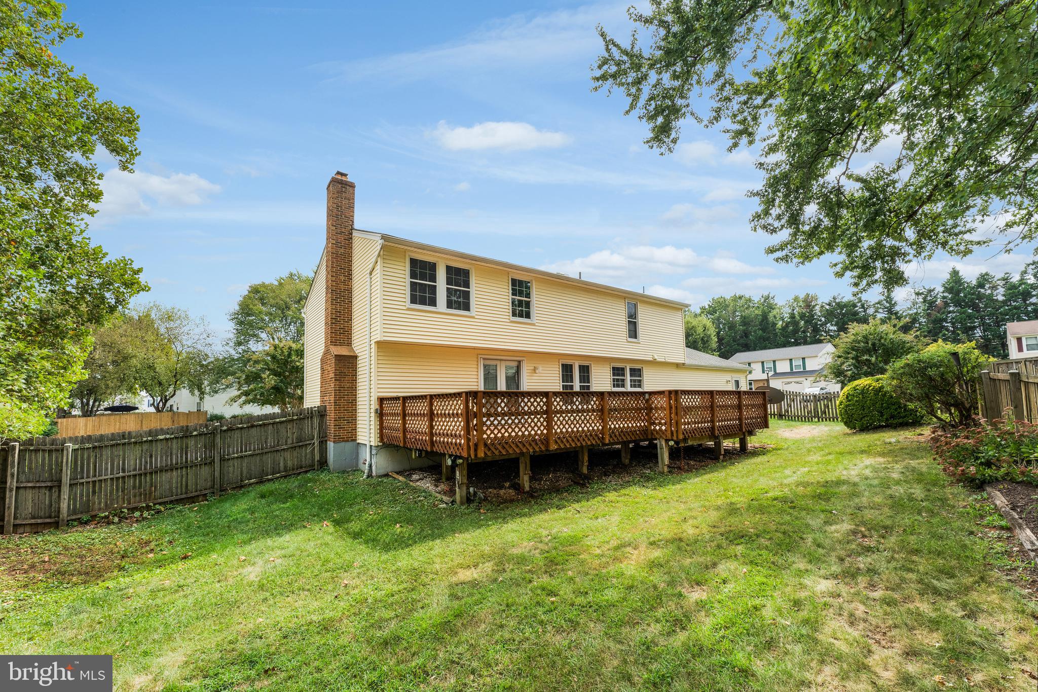1330 Rock Chapel Road Herndon, VA 20170 - Photo 6 of 41 REAR VIEW OF HOME. MASONRY FIREPLACE