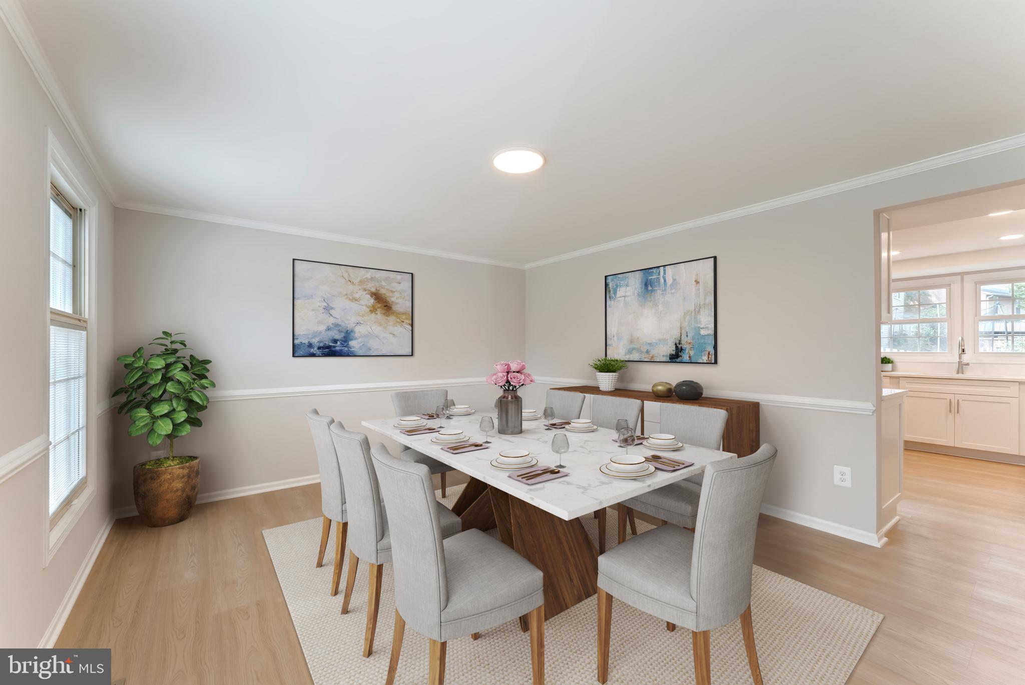 1330 Rock Chapel Road Herndon, VA 20170 - Photo 10 of 41 STAGED PHOTO OF THE DINING ROOM