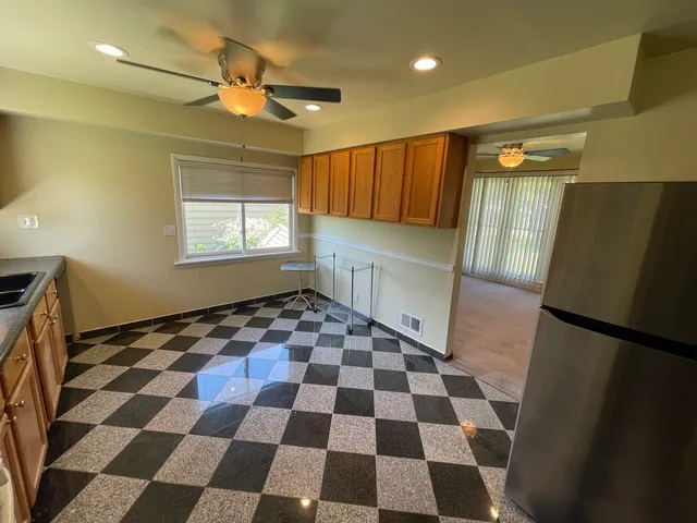 a room with storage and utility