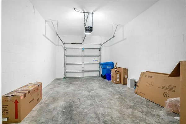 a view of a storage & utility room with multiple racks