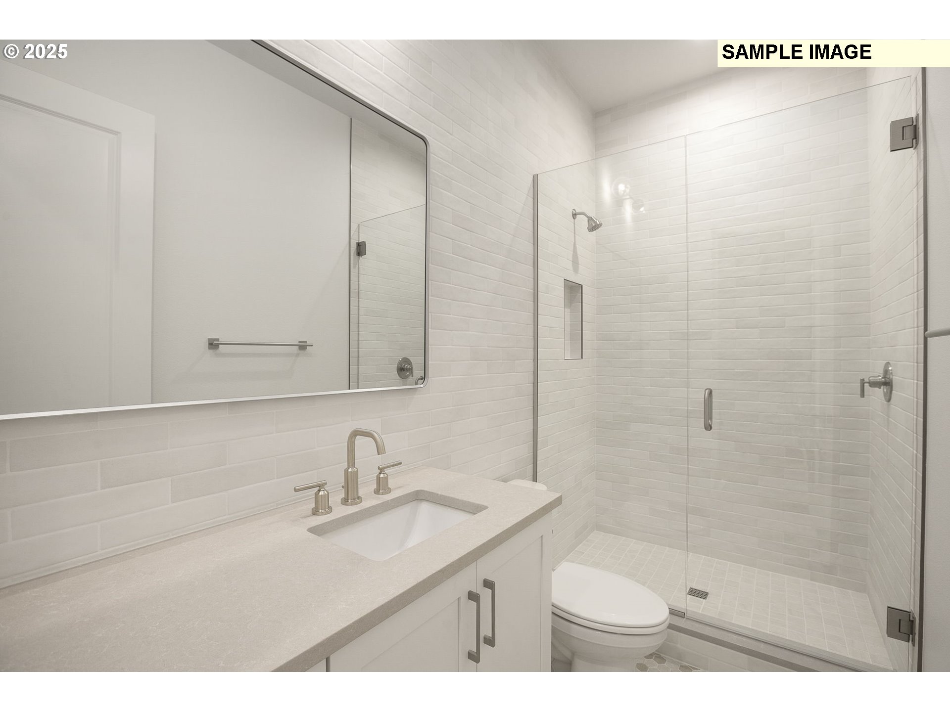 3780 Ridgewood Way West Linn, OR 97068 - Photo 24 of 28 a bathroom with a sink a toilet and shower