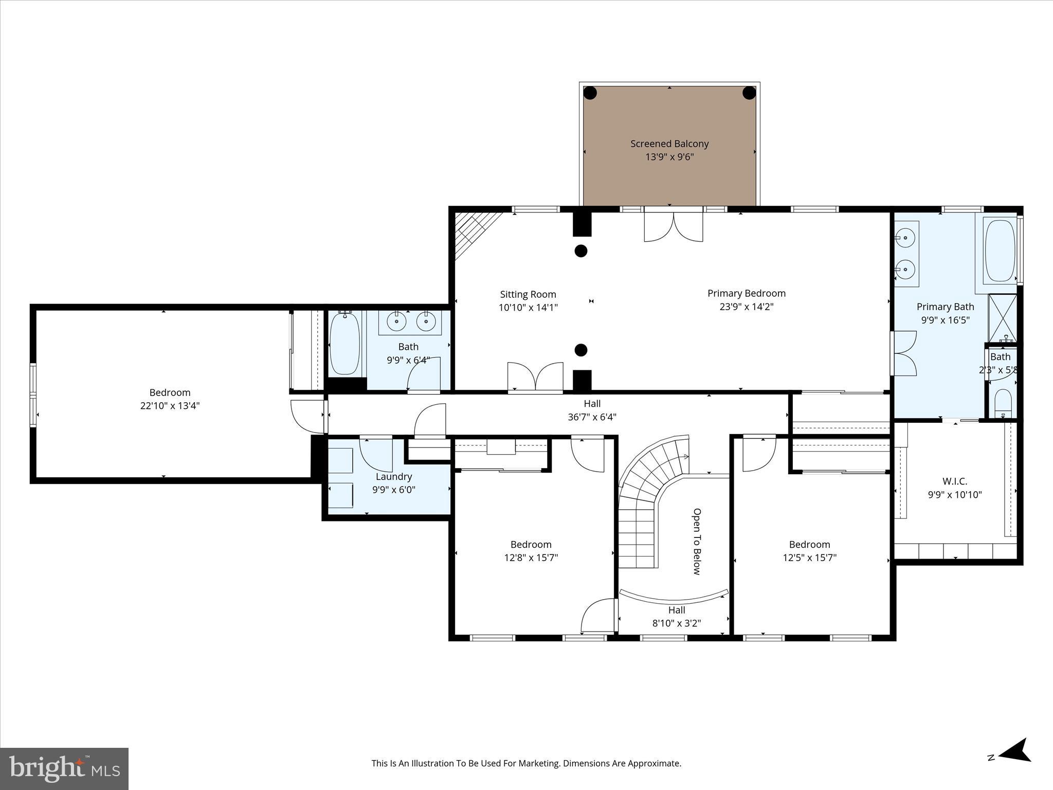 520 Clagett Street Southwest Leesburg, VA 20175 - Photo 92 of 94 Floorplan: Upper Level